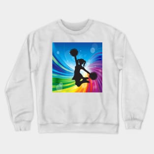 Cheer Rainbow Stars Crewneck Sweatshirt